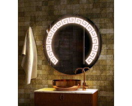 Зеркало в ванную с подсветкой Каролина