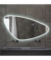 Овальное зеркало в ванную с подсветкой Сейлу